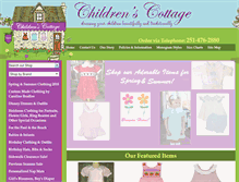 Tablet Screenshot of childrenscottage.net